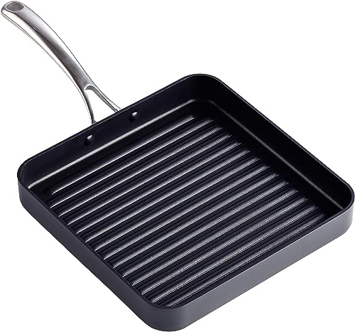 Cooks Standard Hard-Anodized Nonstick 11-inch Square Grill Pan