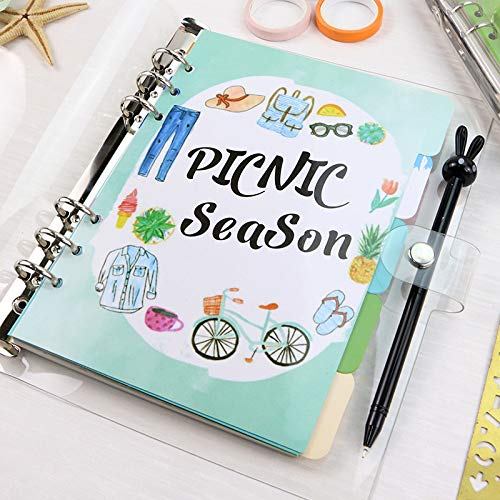 Clear A5 Budget Binder Planner Cover Shell Protector - color: Clear A5