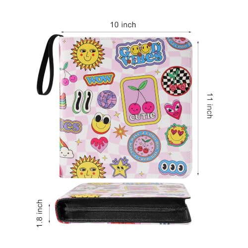 Large Polaroid Photo Album Binder, 240 Pockets. Girly Texture - color: Girly Texture