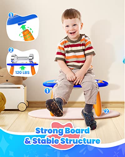 Seimome Toddlers Toys Ages 1-3, Magnetic Drawing Board, Doodle Board Pad Learning and Educational Toys for 18 Months Baby, 1-3 Yr Kids Birthday Gifts- Dark Blue - color: Dark Blue