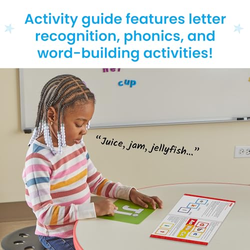 hand2mind Alphabet Picture Mnemonic Cards, 26 Jumbo Cards, Ages 3+