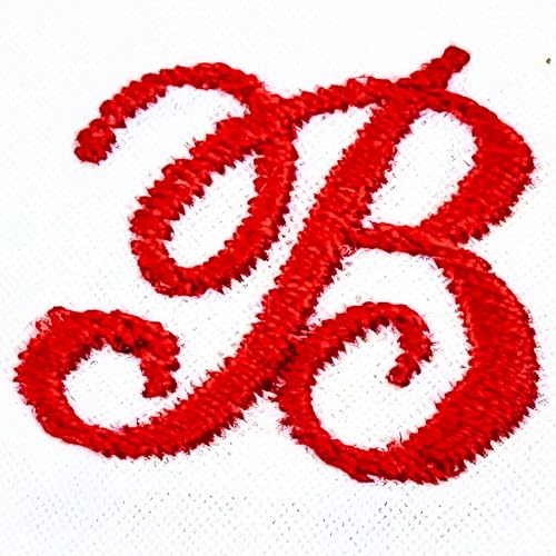 Monogrammed Handkerchiefs for Men 3-Pack Cotton, White Hankies - color: B