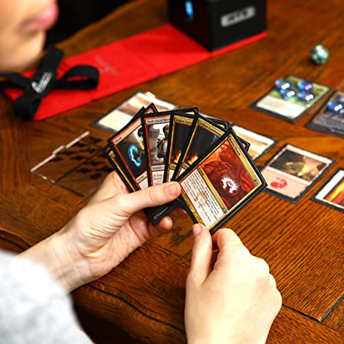 Quiver Time 200 Artemis Standard Size Black Card Sleeves fits Magic: the Gathering Cards - Single Matte TCG Card Protectors Deck Sleeves for Cards for Double Sleeving (66x93mm) - color: Black Matte Card Sleeves, size: 66x93mm (Standard Size - Double Sleev