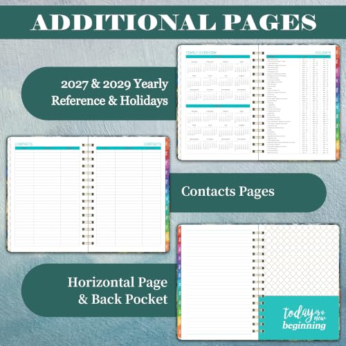 2027 Planner - 2027 Weekly and Monthly Planner, Jan 2027 - Dec 2027, 6"x8"
