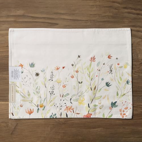 Maison d' Hermine Placemats Set of 4 Reusable 100% Cotton (13"x19") - color: 005 - Colmar, size: 13" X 19" (Pack of 4)