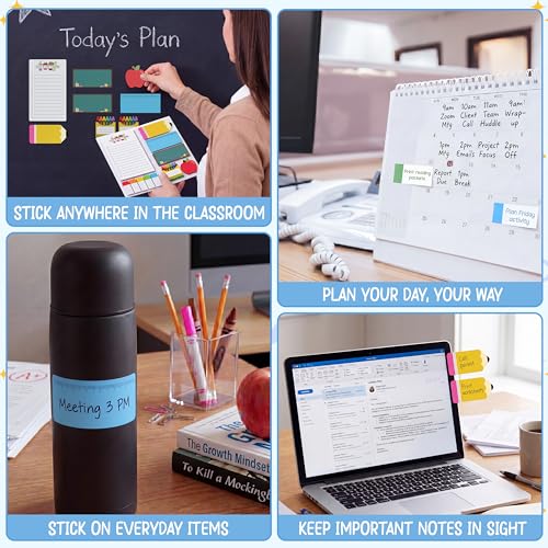 BEAWART Teacher Sticky Notes Set, Blackboard Classroom Appreciation Gift - color: Teacher Sticky Notes Blackboard