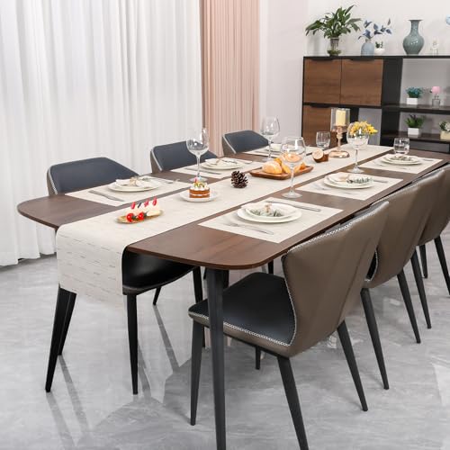 Myir JUN Placemats Set of 4 Kitchen and Dining Table Placemats - color: B-off White, size: Set of 4