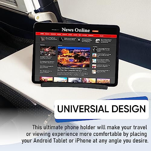 Flex Flap Cell Phone Holder & Flexible Tablet Stand for Desk, Bed, Treadmill, Home & Airplane Travel - XL - color: XL