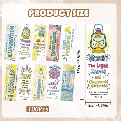 Vacation Bible School Bookmarks, 2026 Bible Book Marks for Church Classroom - style: Vacation Bible School
