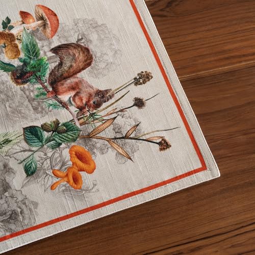 Maison d' Hermine Placemats Set of 4 Reusable 100% Cotton (13"x19") - color: 062 - Recolte, size: 13" X 19" (Pack of 4)