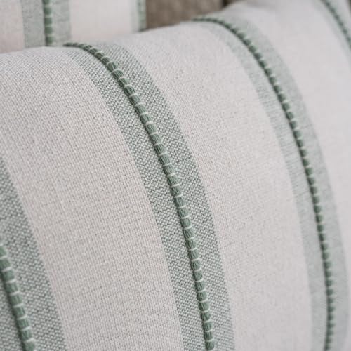 Cethom Boho Throw Pillow Covers 20x20 Set of 2, Sage Green Striped Decorative Pillow Cases for Couch Chair Bed, Textured Farmhouse Modern Accent Cushion Covers for Living Room Bedroom Sofa Home Decor - color: Sage Green, size: 20" x 20" (Pack of 2)