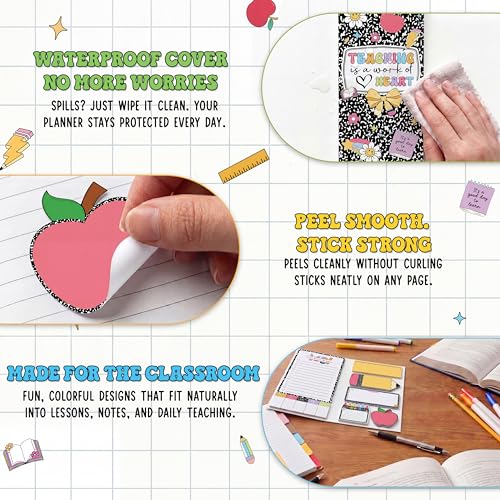 BEAWART Teacher Sticky Notes Set, Composition Classroom Appreciation Gift - color: Composition Teacher Sticky Note