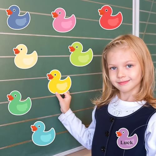 36 Pack Duck Sticky Notes 720 Sheets Cute Sticky Notepad Colorful Note Pads Self-Sticky Writing Memo Pads Page Marker for School Office Supplies Small Gift Back to School Party Favor(Duck) - style: Duck