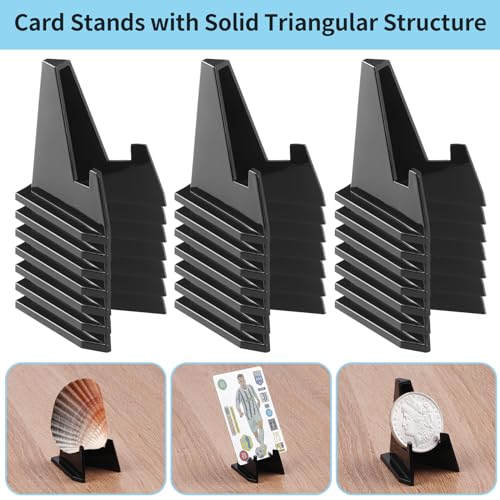 Reastar 20 Pcs Card Display Stands, Acrylic Sports Card Holder