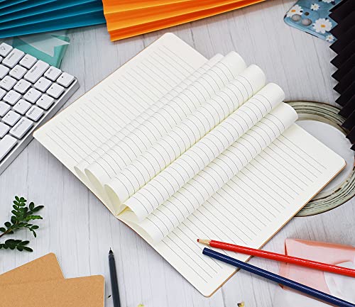 32 Pack Notebook Journals for Travelers, Students and Office, Writing Diary Subject Notebooks Planner with Thick Paper, 60 Pages, 30 Sheets, 8.3x5.5 inch, A5 Size, Travel Journal Set (Lined) - style: 32pack Lined page