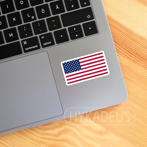 (3PCS) American Flag Stickers – USA America Sticker US Patriotic Flag Decal - color: America