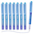 EYEYE Disposable Fountain Pens for Writing, Medium Point, Pack of 8 Blue - color: Blue