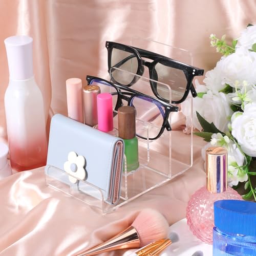 Giantree 2 PCS 4 Tier Clear Acrylic Wallet Display Stand - size: 4 Tier