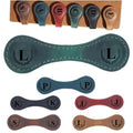 Personalized Magnetic Leather Initial Bookmark, 26 Letters Customized Multi-Functional for Women, Teachers, Book Lovers (L, Green) - color: Green, size: L