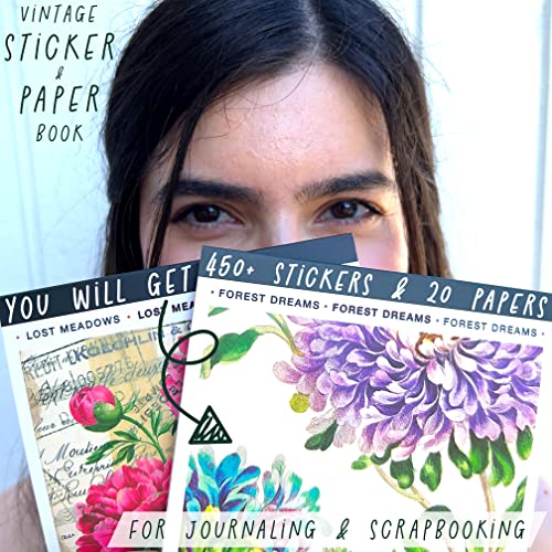 Junk Journal Supplies - Washi Stickers for Scrapbook & Journaling Supplies - color: Forest Dreams