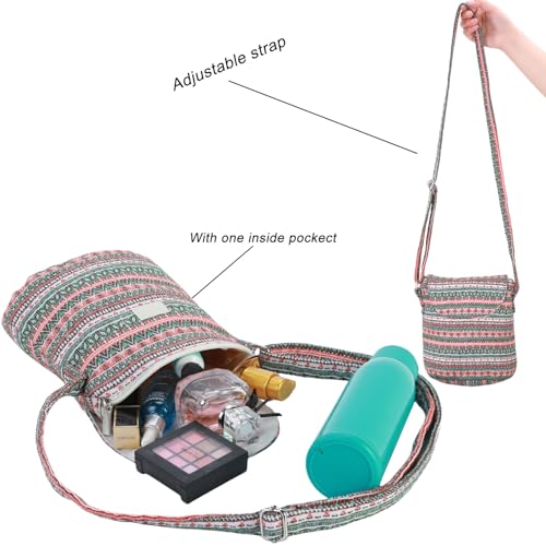 Satchel Saddle Pocket Swing pack Bag Collection Messenger Shoulder Bag Travel Purse Wallet - color: Multiple Pattern M