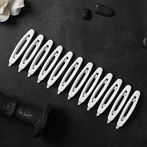 12pcs Hair Barrettes Set for Women and Girls, Hair Clips for Thick Thin Fine Hair, Non-metal Hair Accessories, Non-Slip Grip Handmade Snap Hairpin, BPA Free - color: SN11