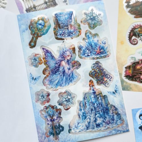 Fantasy Magic Sticker Book for Journaling Scrapbooking 400+ Stickers - color: Magical_fantasy
