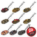 20 Pcs Mini Scoops for Candy, 5.9", Stainless Steel, Multipurpose - color: Silver