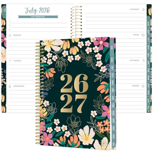 bloom daily planners 2026-2027 Academic Year Pocket Planner (July 2026 - July 2027) 13 Months - 4” x 6” MINI Weekly Monthly Agenda Organizer & Calendar Book - Blooming Wildly - color: Blooming Wildly 2026-27, size: 4" x 6"