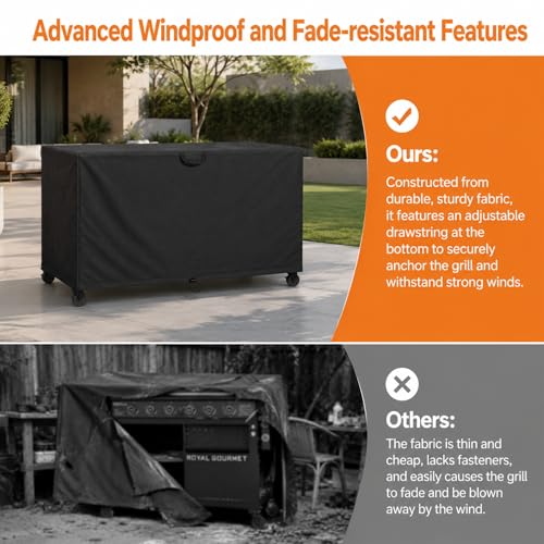 Griddle Cover for Royal Gourmet GB6000 Gas Propane Grill - size: GB6000