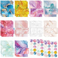TaoBary 160 Pcs Marble Stationery Paper and Envelopes Set, 8.5 x 11'' - size: 8.5 x 11 Inch, style: Marble