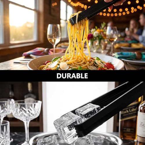 Plastic Serving Tongs Disposable Kitchen Tongs for Food Salad
