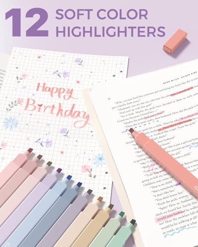 Four Candies 56 PCS School Supplies with Cute Pencil Case (Light Purple) - color: Light Purple