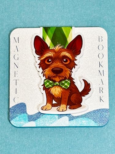 creates Magnetic Bookmark For Reading Journals Planners Scrapbooking Office Supplies Cute And Funny Bookmark For Bookworms Matte Laminate Double Sided Handmade (Doggie Pal) - color: Doggie Pal