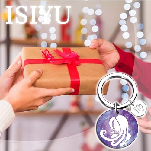 isiyu 12 Constellation Keychain Zodiac Astrology/Birthday For Women Men Adults Boys Girls Horoscope Lovers Gifts For Women - color: Color 8