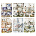 90 Pcs Window Scene Stickers for Scrapbooking and Journaling - color: Weather Window