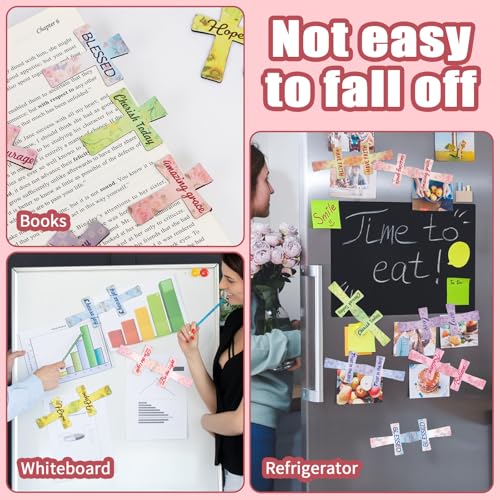 Magnetic Bookmarks, Tumwisk 24PCS Magnetic Bible Cross Bookmarks - color: Cross