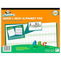 Channie’s Quick & Neat Alphabet Writing Pad, Practice Handwriting, 80 Pages Front & Back, 40 Sheets, Pre Kindergarten Books & First Grade Workbook, Homeschool Learning Supplies, Size 8.5” x 11” - style: Quick & Neat Alphabet Pad
