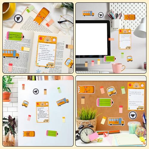 Xqumoi Best Bus Driver Sticky Notes Set Back to School Office Supplies - color: 1pack-bus Driver