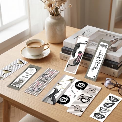 100 Pcs Aesthetic Bookmark Gifts Book Marks for Book Lovers - color: Aesthetic