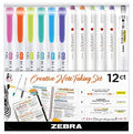 Zebra Pen Notetaking Set, MILDLINER, CLiCKART & SARASA, Assorted, 12-Pack - style: Journaling and Planning Set