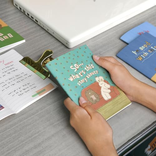 Monolike Mini Unmatched Friends Line Note 6P SET_Mini note, Pocket note, Line note, a portable note, 105x148mm, 48pages - color: Mini Unmatched Friends Line Note 6P A