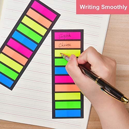 Morepack 2000 Pieces Sticky Tabs, Colored Sticky Note Index Tabs - style: Rectangular