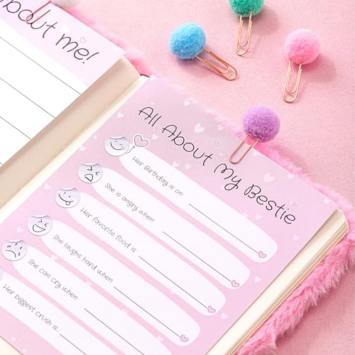 HAPPY LOLLI Pink LolliME DIY Journal Kit for Tween & Teen Girls Ages 8–14, Birthday Gift, 300+ Pieces Lockable Diary Set, Arts & Crafts, Scrapbook & Creative Journaling - color: Pink LolliME
