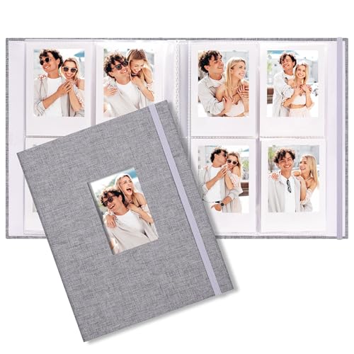 Vienrose Mini Polaroid Photo Album 208 Photos 2x3 Inch Grey 1 PACK - color: Grey, size: 1 PACK