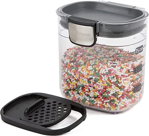 Progressive PKS-401 1.5 Cup Mini Prokeeper+ Airtight Silicone Seal Storage Container Great For Spices & Baking Acessories (2- Piece) - size: 2- Piece