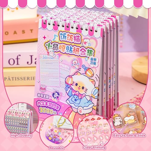 3500+ Japanese Sticker Book,Cute Food Sticker Book,Japanes for Adults - style: Dream Kingdom