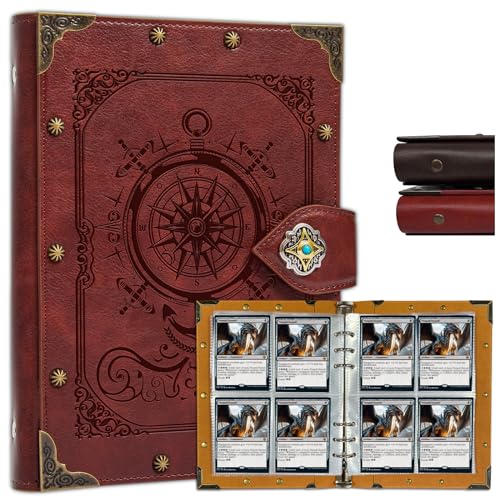 DUROTAN 240 Card Binder-4 Pocket Pages - color: 10-Compass-Red