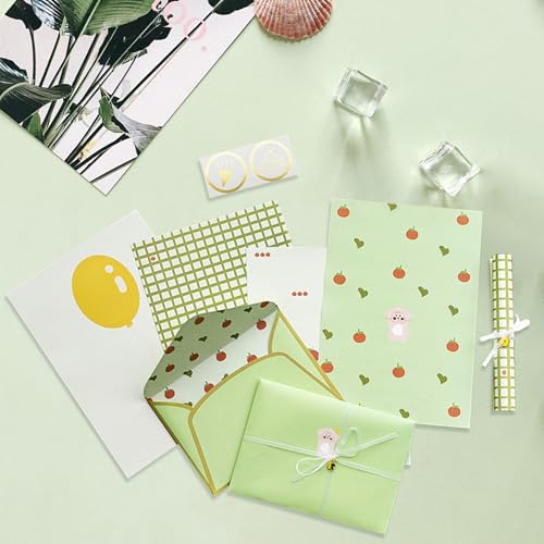 72 Pcs Stationery Paper Envelopes Set - color: Lovely Animal