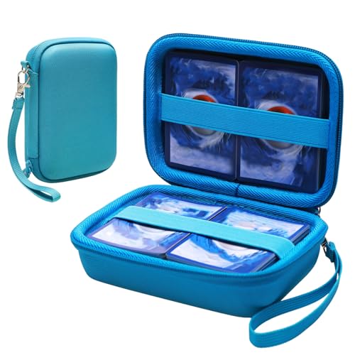 L LTGEM 300+ Playing Card Game Case Compatible with SKYJO/Phase10, Sky Blue - color: Sky Blue